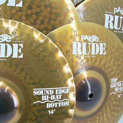 Paiste RUDE 5 Piece Cymbal Set/New With Warranty/RARE Sizes!/Model # 112BS17 image 3