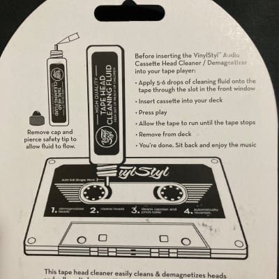 Vinyl Styl Audio Cassette Tape Player Head Cleaner & Demagnetizer 2020 image 3