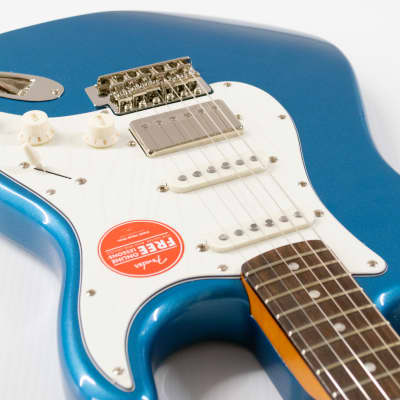 Squier Limited-edition Classic Vibe '60s Stratocaster HSS Electric Guitar - Lake Placid Blue image 5