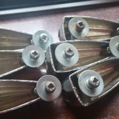 Pearl STAR HOSHINO Stewart Raven Drum Lugs SET OF 6 Rare VINTAGE Bonus SNARE & BASS LUGS image 6