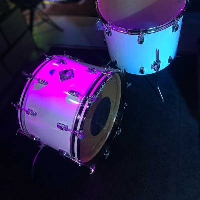 Ludwig Concert Toms 70’s White Cortex image 10