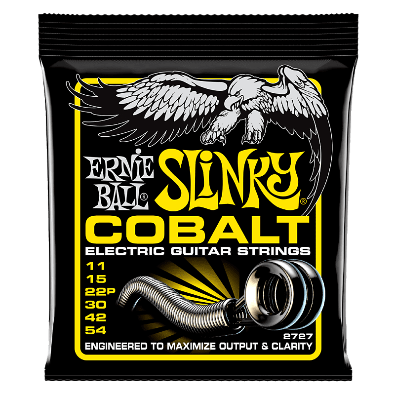 Ernie Ball 2727 Slinky Cobalt Electric Guitar Strings; gauges 11-54 image 1