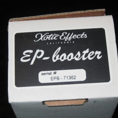 near A+ EMPTY BOX & paperwork ONLY for Exotic Effects EP-booster pedal (NO pedal /  NO other items) image 4