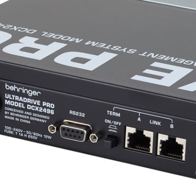 Behringer Ultra-Drive Pro DCX2496 Loudspeaker Management System image 6