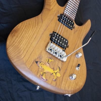 Highline Guitars Custom built ash wood guitar 2020 Natural Ash image 4