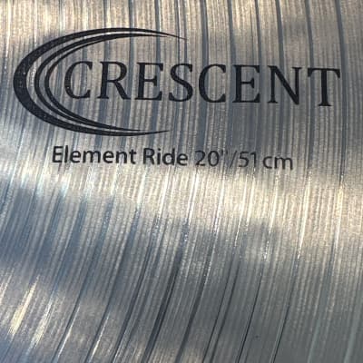 Sabian 20" Crescent Series Element Ride Cymbal 2017 - Present - Natural image 2