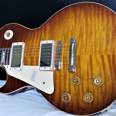 Left Handed 2018 Gibson Historic 1959/R9 Les Paul, New with COA/OHSC, Magnificent Top! image 4