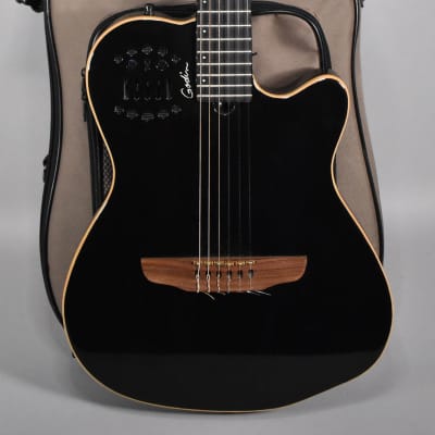 Godin Multiac ACS-SA Black Finish Acoustic Electric Guitar w/Bag for sale