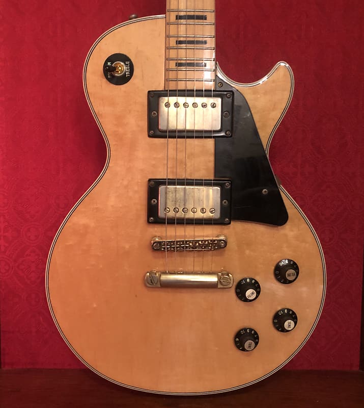【ビンテージ】Morris ジャパンビンテージレスポール RARE 1970s Morris Les Paul Copy FIGURED BIRDSEYE ALL MAPLE incl