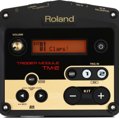 Roland TM-2 Drum Trigger Module  Bundle with Roland PCS-31L Right Angle Insert Cable - 7.5 foot image 3