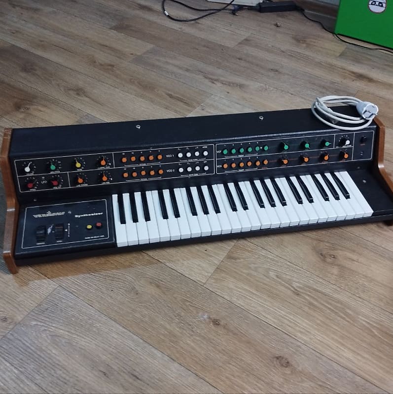 Vintage analog Vermona Synthesizer 1989