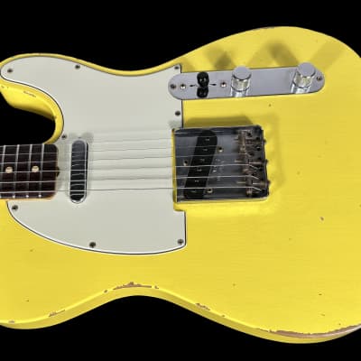 2022 Fender Telecaster 1963 Custom Shop '63 Reissue Tele Heavy Relic ~ Graffiti Yellow image 2