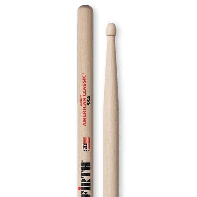 Vic Firth American Classic Series Wood Tip Drumsticks 55A image 1