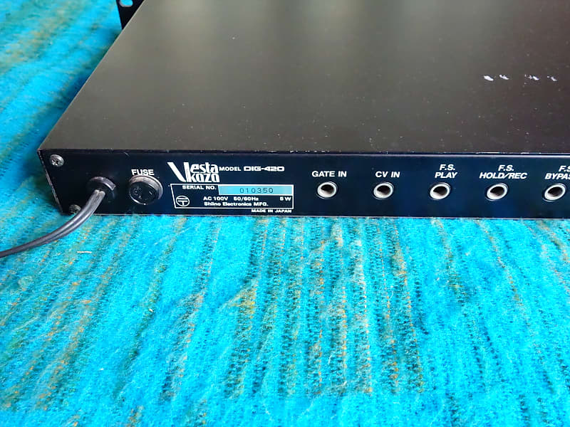 【オープニング 大放出セール】 Vesta Vestax 80's - Delay Sampler Digital DIG-420 Kozo ギター