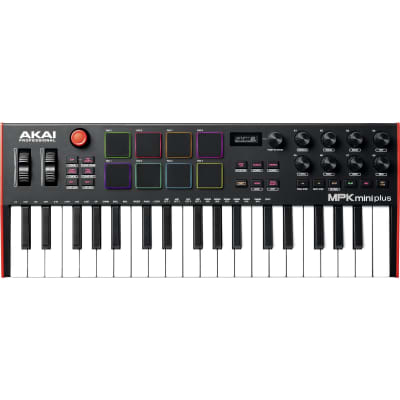 Akai MPK Mini Plus USB MIDI Keyboard Controller, 37-Key