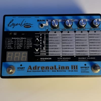 Roger Linn AdrenaLinn III Blue 2010s | Reverb