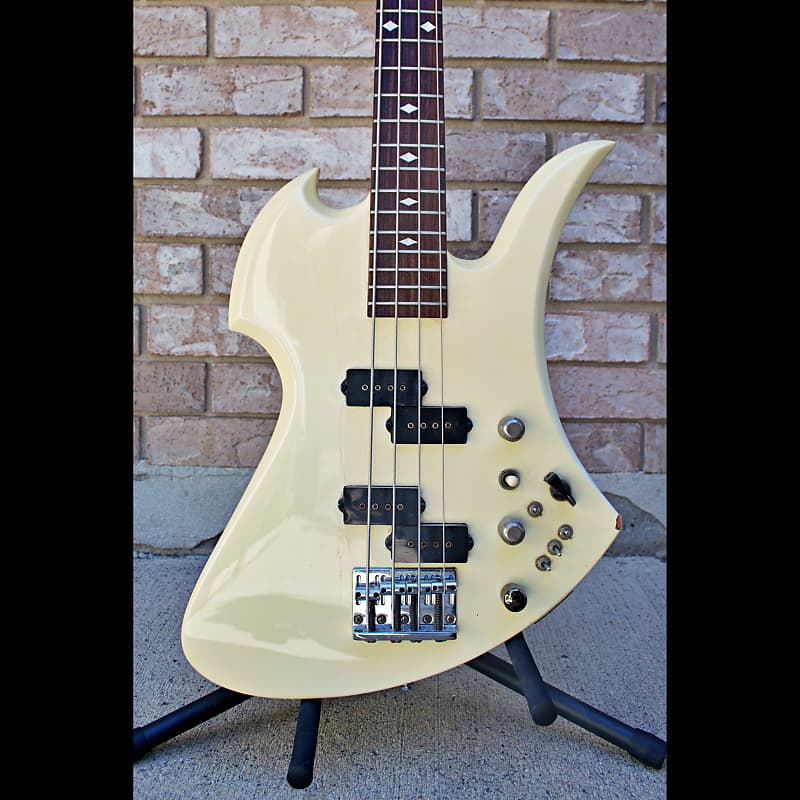 Fernandes Mockingbird mid 1980s - White (faded to cream)