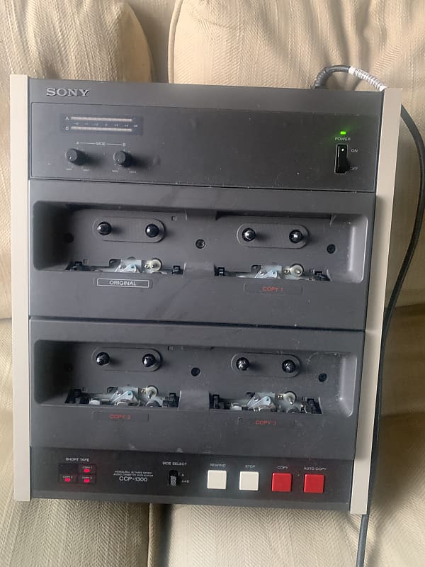 Sony CCP1300 Audio Cassette duplicator Reverb