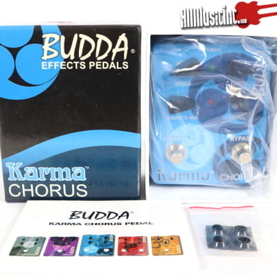 Budda Karma Chorus Vibrato Electric Guitar Effect Effects Pedal for sale