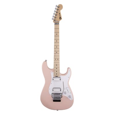Used Charvel Pro-Mod So-Cal Style 1 HH FR - Satin Shell Pink w/ Maple FB image 2