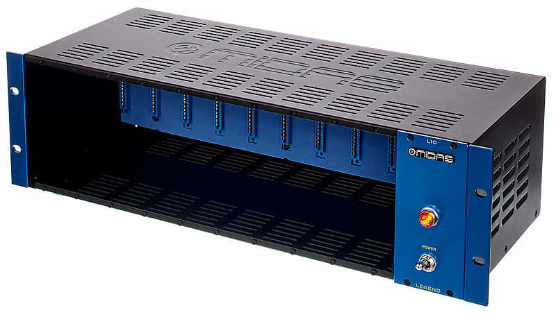 【新品未開封】Midas Legend L10 シャーシ ラックマウント Midas Legend L10 10-Slot Rack Frame for 500 Series Module | Reverb