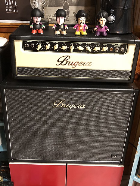 Bugera V55HD Infinium 55 watt 2 channel Tube Head and 2x12 cabinet