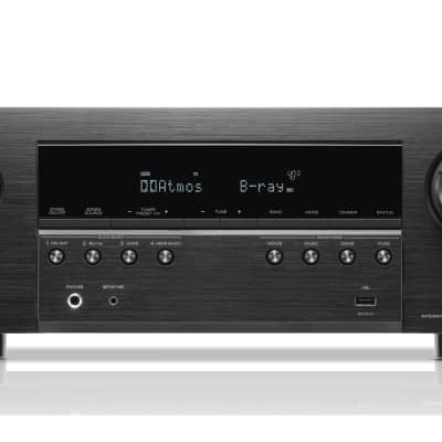 Denon AVR-S970H 90W 7 Ch Bluetooth Capable HDR Compatible with HEOS and  Dolby Atmos 8K Ultra HD AV Home Theater Receiver Black AVRS970H - Best Buy
