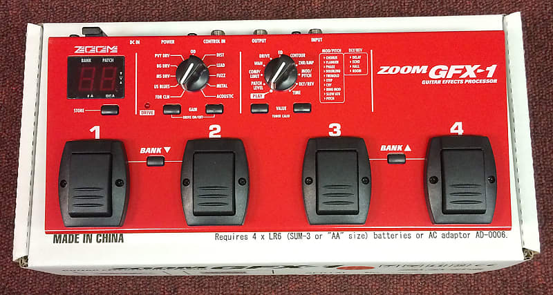 Zoom GFX1 Guitar Effects Processor