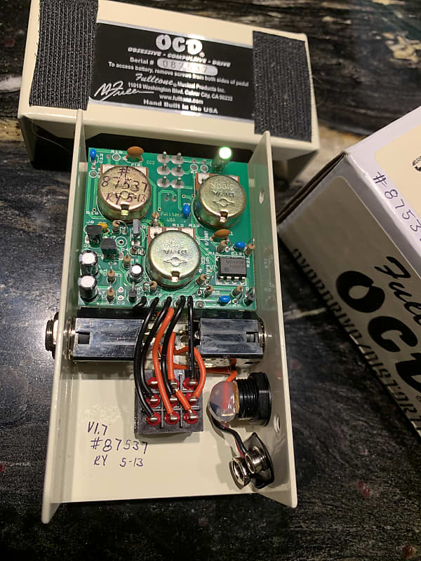 Fulltone OCD V1 (version 1.7) (v1.7) the holy grail version