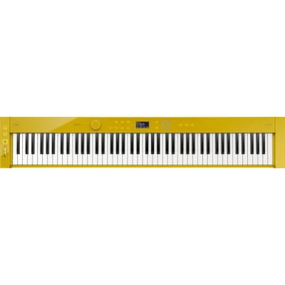 Mint Casio - Privia PX-S7000HM - Slim-Body Portable Digital Piano Value Kit w/ Bench, Sustain Pedal & Headphone - Harmonious Mustard