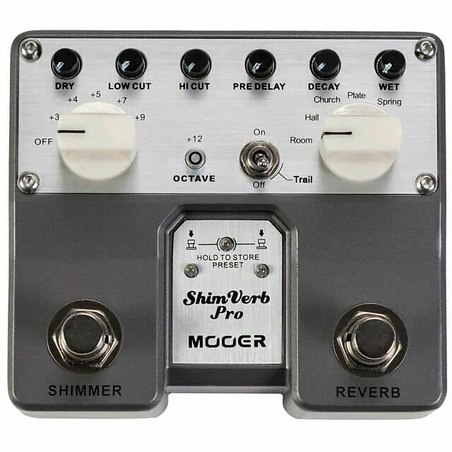 Mooer TRV1 Twin Series Shimverb Pro Digital Reverb Pedal