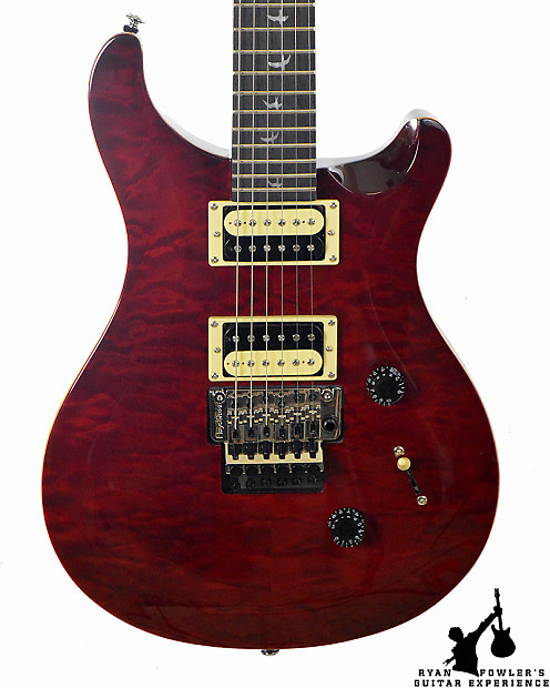 PRS SE 30th Anniversary Custom 24 Floyd Scarlet Red | Reverb