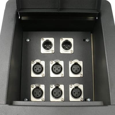 Elite Core | FB8-6XF2XM | Recessed Floor Box | 6 XLRF and 2 XLR Male Connections image 1