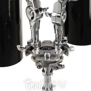 Pearl Rocket Toms 2-pack with Stand 12/15 inch - Piano Black Finish image 4