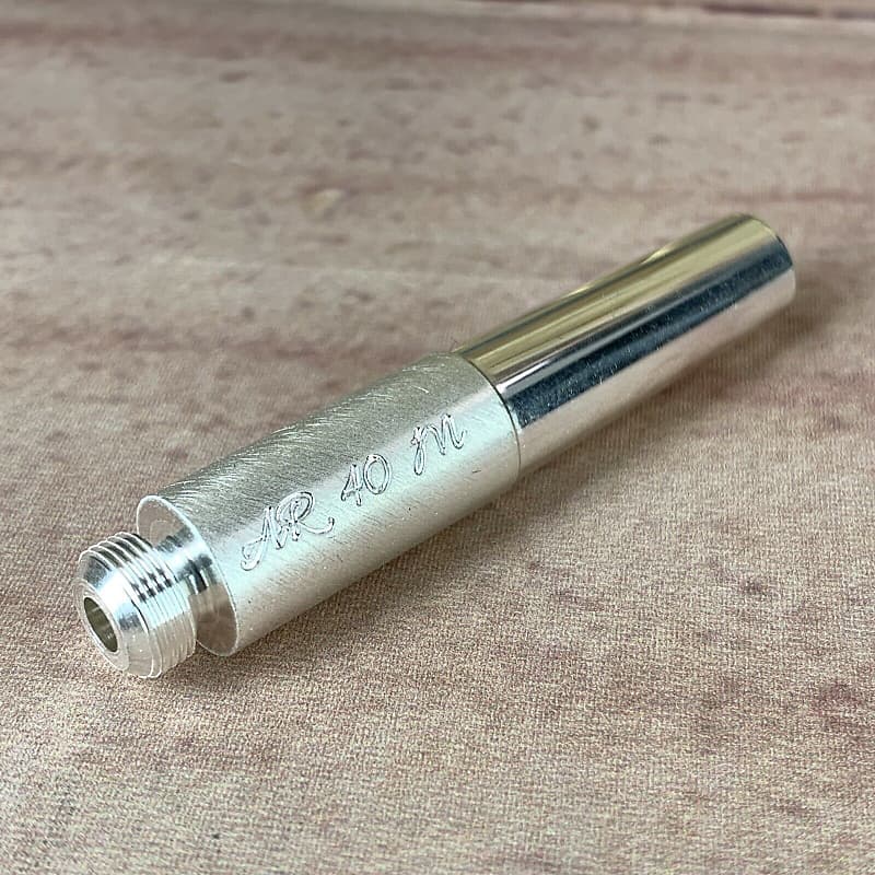 AR Resonance Silver Plated Trumpet Mouthpiece Shank AR40M, Reverb