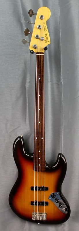 Fender Jazz bass JB'62 US FL 'fretless' 2015 - 3TS sunburst - japan import