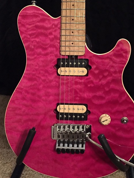 Ernie Ball Music Man Axis Tribute 2012 Trans Pink | Reverb
