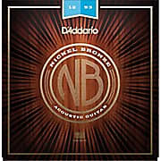 D'Addario NB1047 Extra Light Nickel Bronze Acoustic Guitar Strings, .010 - .047 image 1