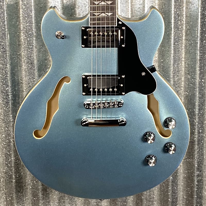 Westcreek 333 Semi Hollow Body Guitar 335 Lake Placid Blue | Reverb