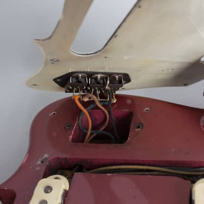 Fender Jaguar Solid Body Electric Guitar (1964), ser. #L29969, original brown tolex hard shell case. image 20