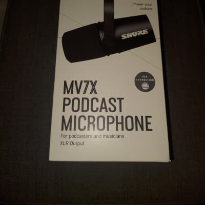 Shure MV7X Cardioid Dynamic Podcast Microphone 2020 - Present