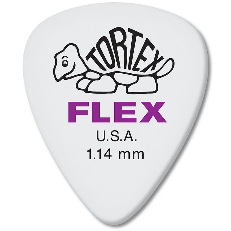 Dunlop 428P1.14 Tortex Flex Standard Guitar Picks, 1.14mm image 1
