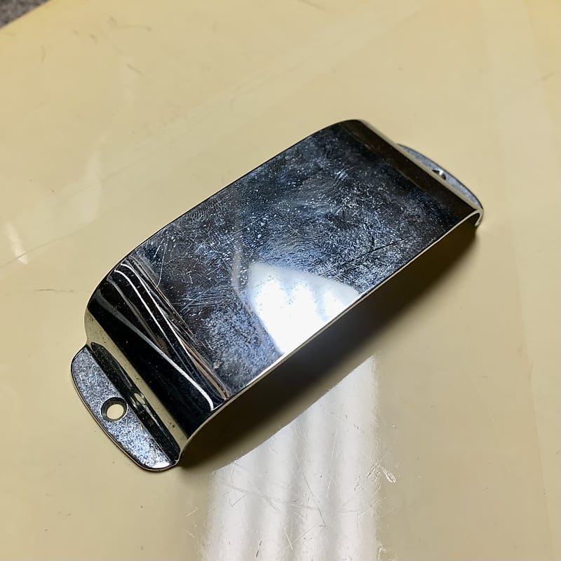 Fender Precision bass pickup cover c 1964 Chrome original Reverb UK