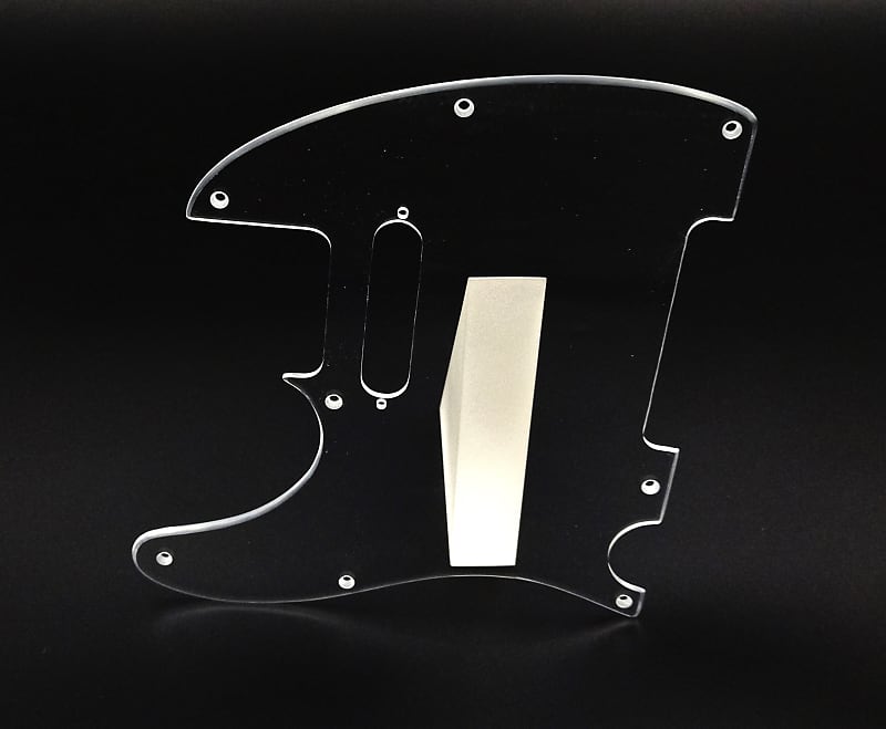 8 Hole Clear Acrylic Lefthand Pickguard For Us Mex Fender Reverb