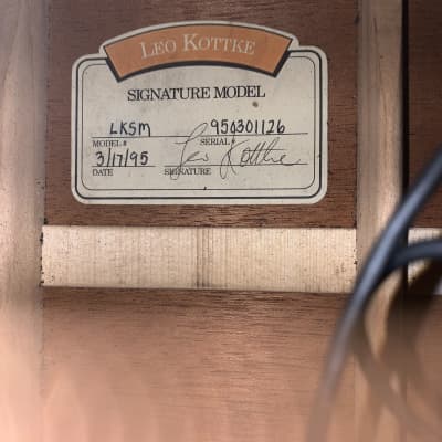 Taylor Leo Kottke Signature Model  LKSM-12 image 20