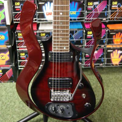 Vox Starstream synth electric guitar in quilted maple wine red finish - Made in Japan image 17