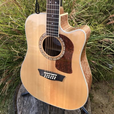 Washburn D10SCE-12 Heritage 12 String Dreadnought Cutaway Acoustic Electric Guit for sale