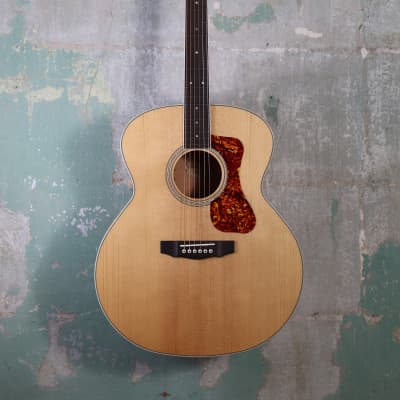 Guild F-250E Deluxe Blonde Jumbo Acoustic Electric Guitar image 1