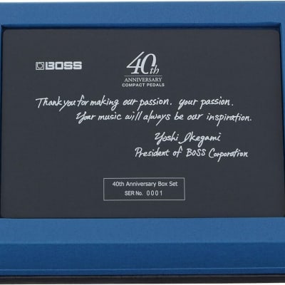 BOSS Compact Pedal Limited Edition 40th Anniversary Box Set (BOX-40) image 7