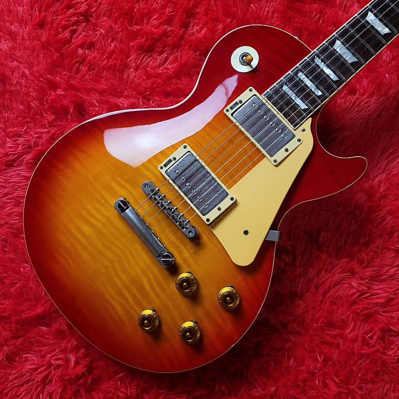 Burny RLG-70 '59 Super Grade Model 1991 - Les Paul Standard - Cherry  Sunburst - All Original Including VH-1 Pickups - Made by Dyna Gakki in  Japan - 